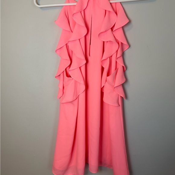 Lilly Pulitzer Women's Padma Halter Top In Capri Coral Sz L NEW - Picture 3 of 7